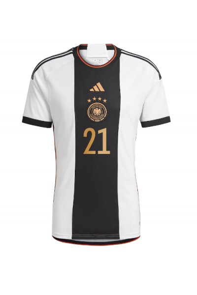 Fotbalové Dres Německo Ilkay Gundogan #21 Domácí Oblečení MS 2022 Krátký Rukáv